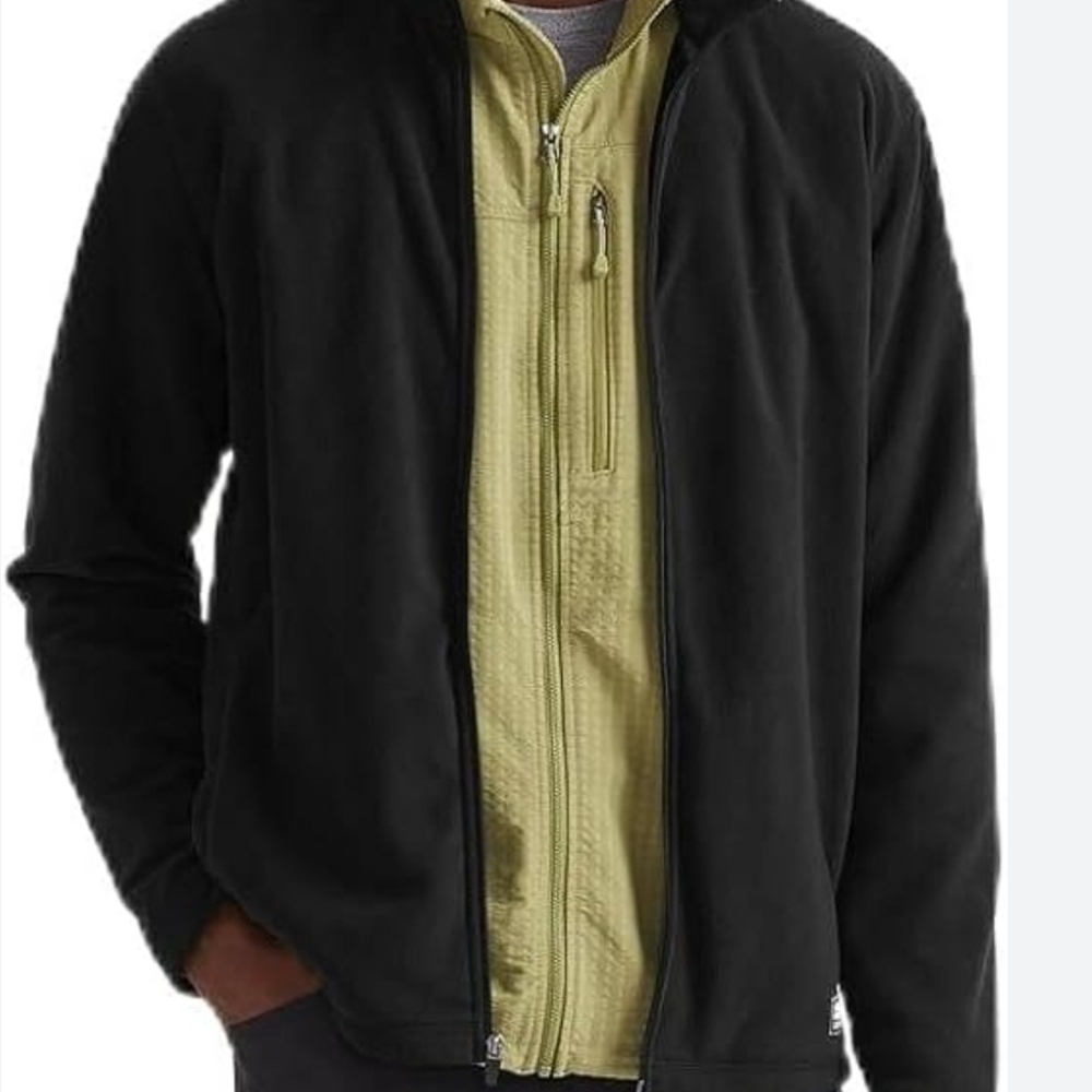 Eddie Bauer Black Fleece Jacket Small